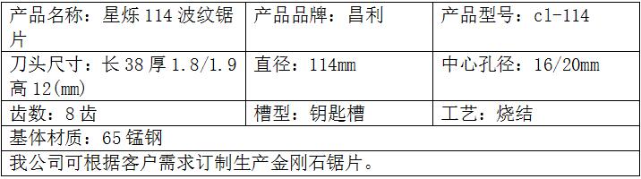 114干切王鋸片